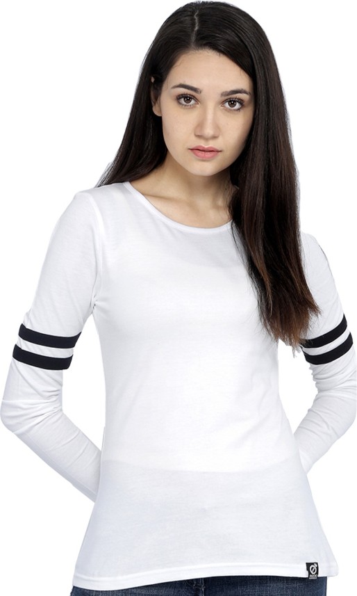 flipkart long t shirts for womens