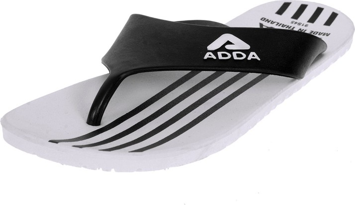 Adda Flip Flops - Buy White Black Color 