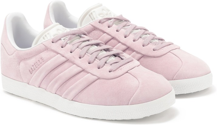 adidas gazelle stitch and turn pink