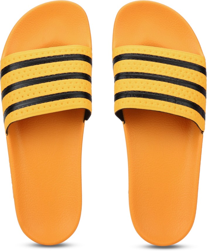 adidas adilette slides yellow