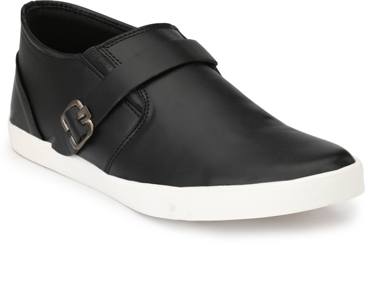 black smart casual shoes