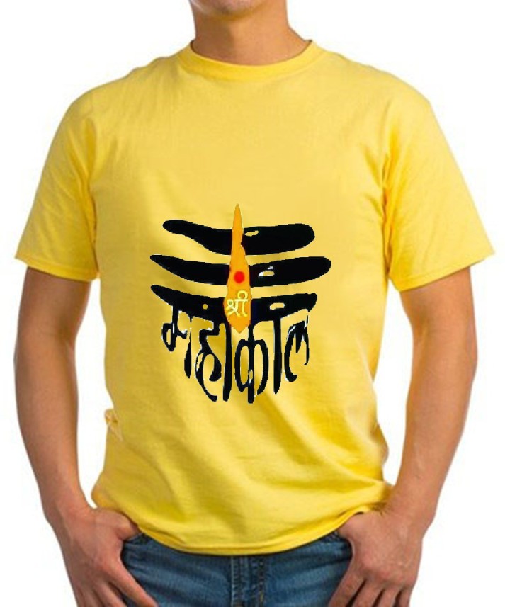 mahakal printed t shirt flipkart