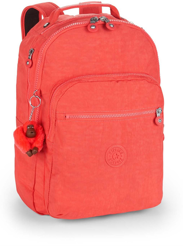orange kipling backpack