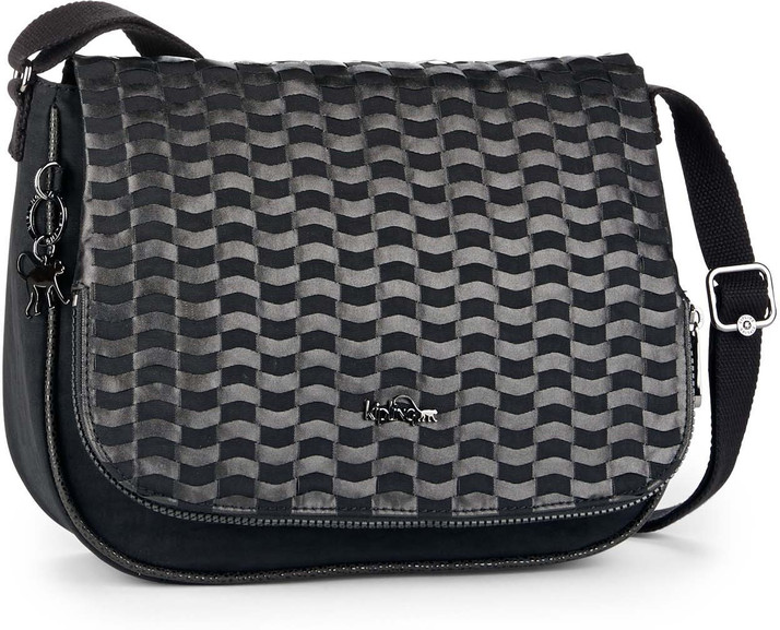 kipling black sling bag