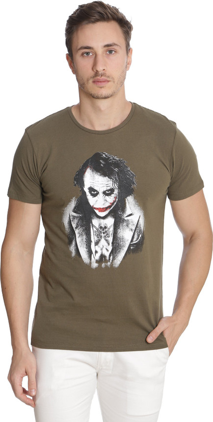 Joker Graphic Print Men Round or Crew 