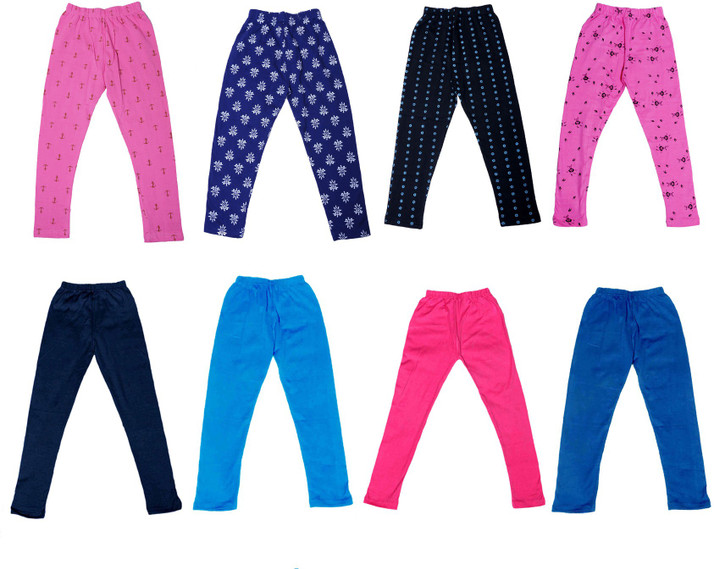 pipigo Girls Winter Thicken Fleece Stretchy Printed Leggings Tights Pants