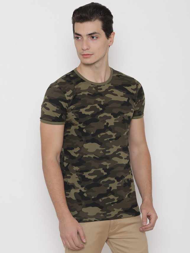 camouflage t shirt flipkart