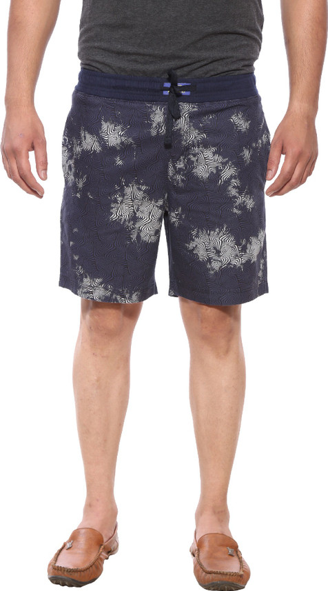 XN REPLAY Printed Men Three Fourths 
