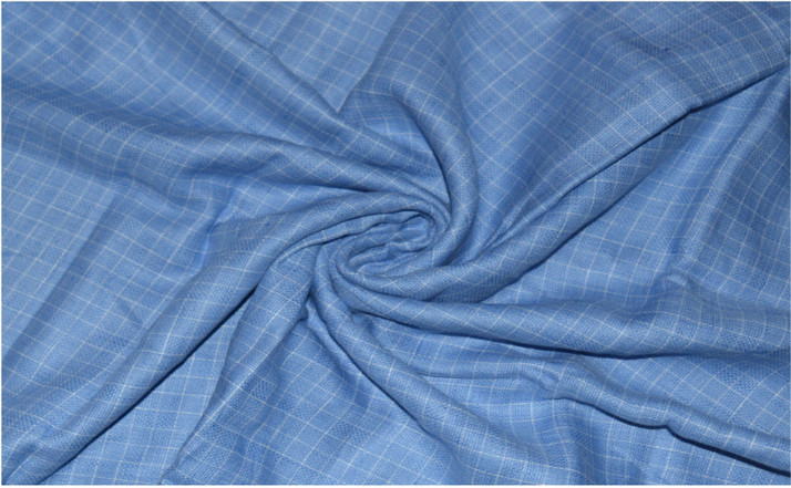Raymond Cotton Linen Blend Checkered 