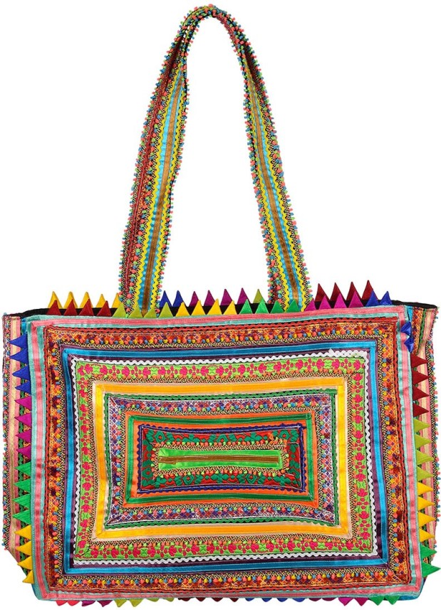 multi coloured handbags online