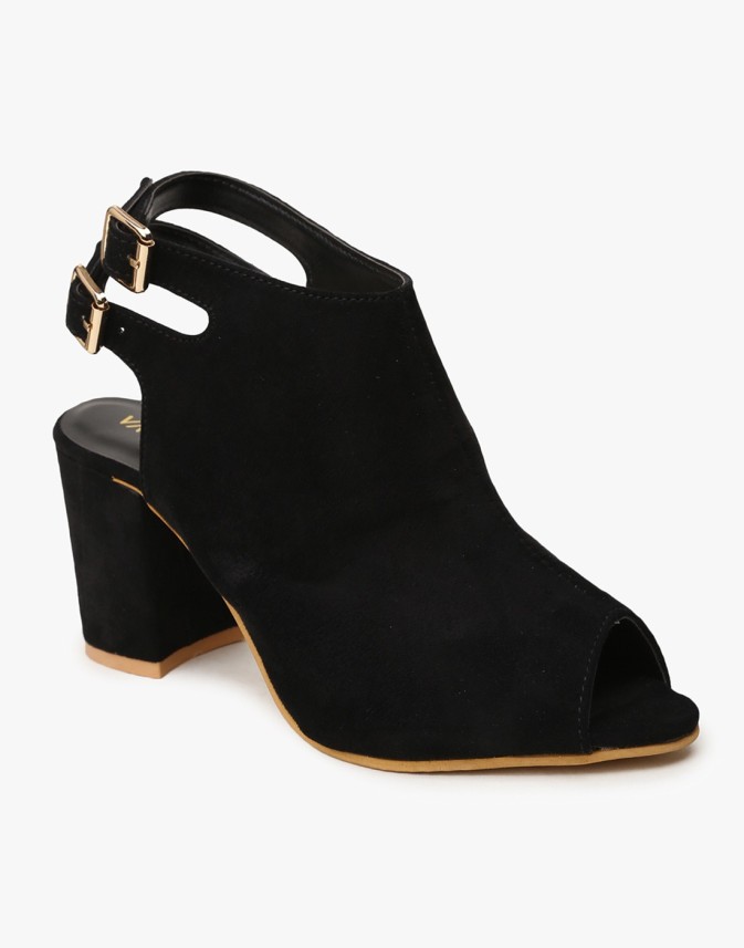 Valiosaa Women Black Heels - Buy 