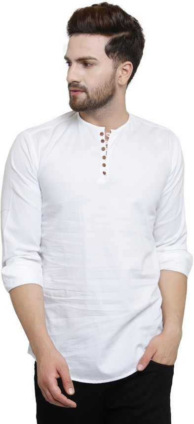 Pacman Men Solid Straight Kurta - Buy 