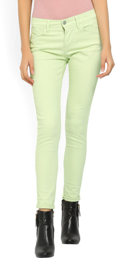 green levi jeans womens