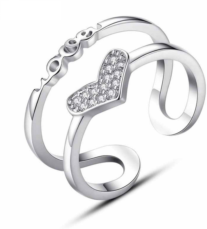 silver ring designs for female with price