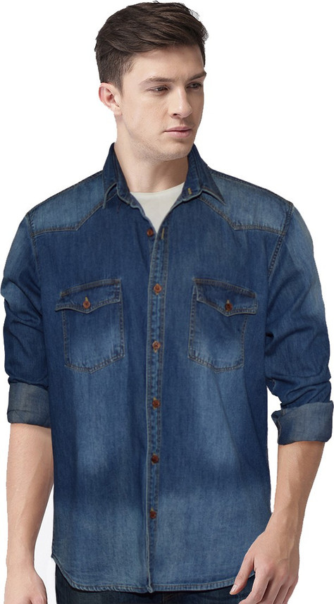 denim shirts on flipkart