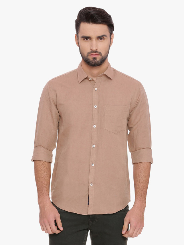 light brown shirt