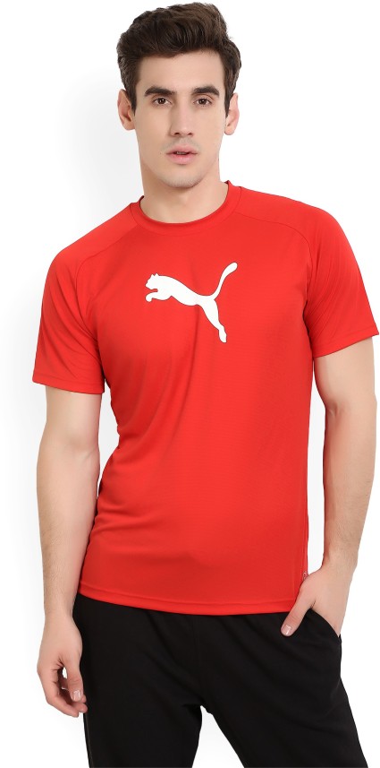 red and white puma shirt