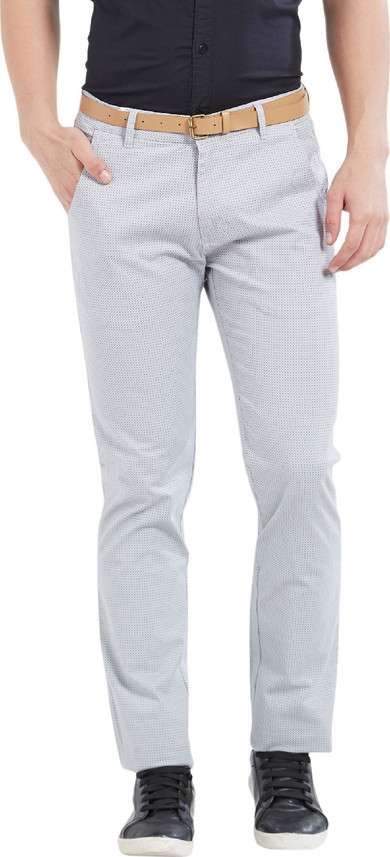 COPPERSTONE Slim Fit Men Grey Trousers 