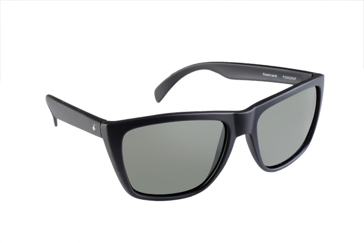 fastrack black wayfarer sunglasses