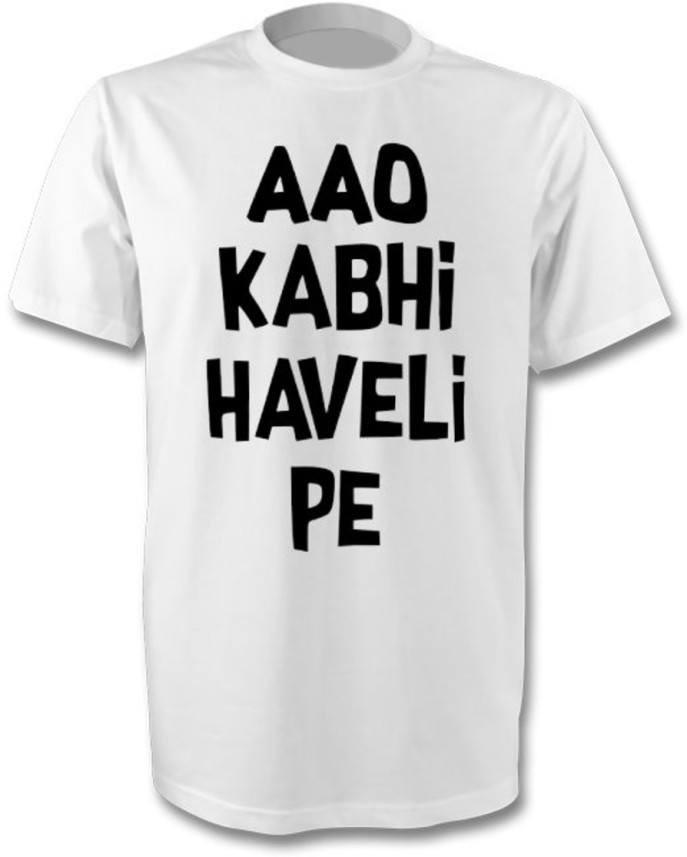 aao kabhi haveli pe t shirt flipkart