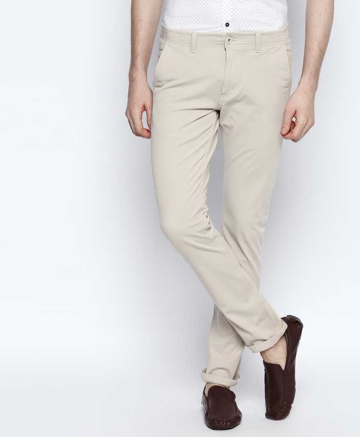Zealot Habitat offentliggøre BUFFALO by FBB Slim Fit Men Cream Trousers - Buy BUFFALO by FBB Slim Fit  Men Cream Trousers Online at Best Prices in India | Flipkart.com