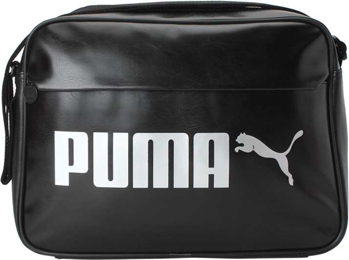 puma black sling bag