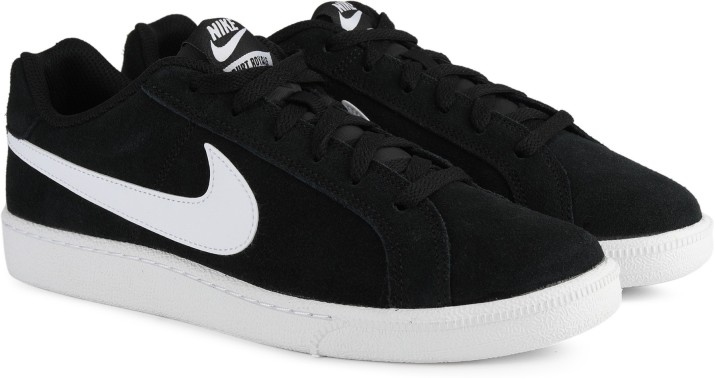 nike suede shoes black