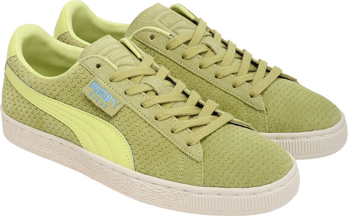 puma suede yellow men