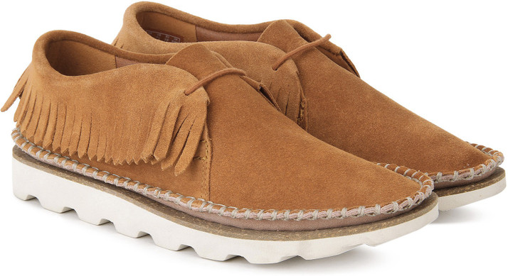 clarks suede moccasins