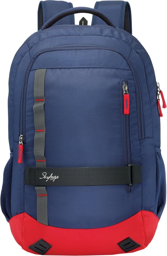 skybags red backpack