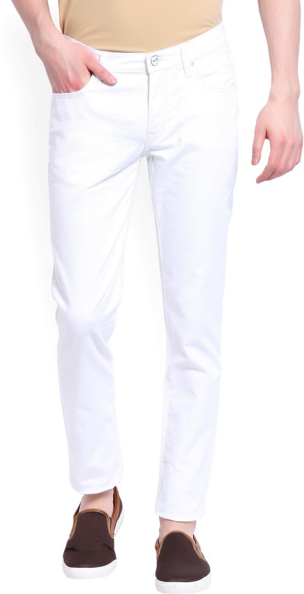LEE Slim Men White Jeans - Buy OPTIC 