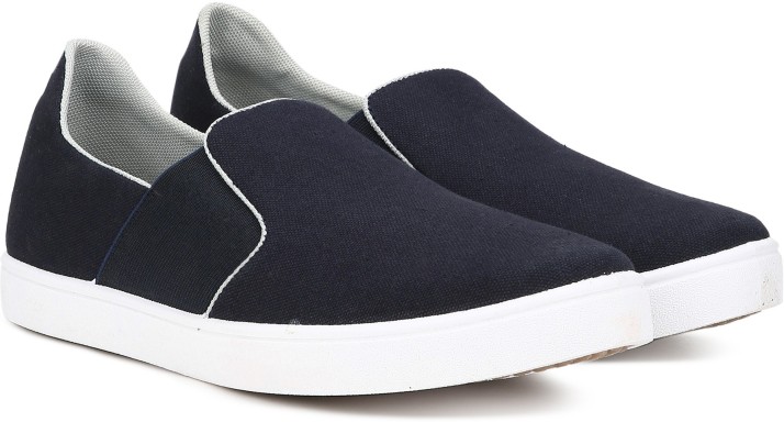 canvas shoes blue colour