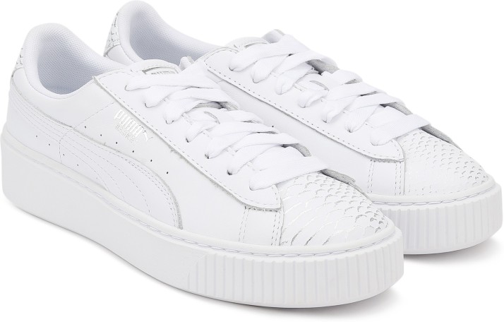 puma white shoes womens