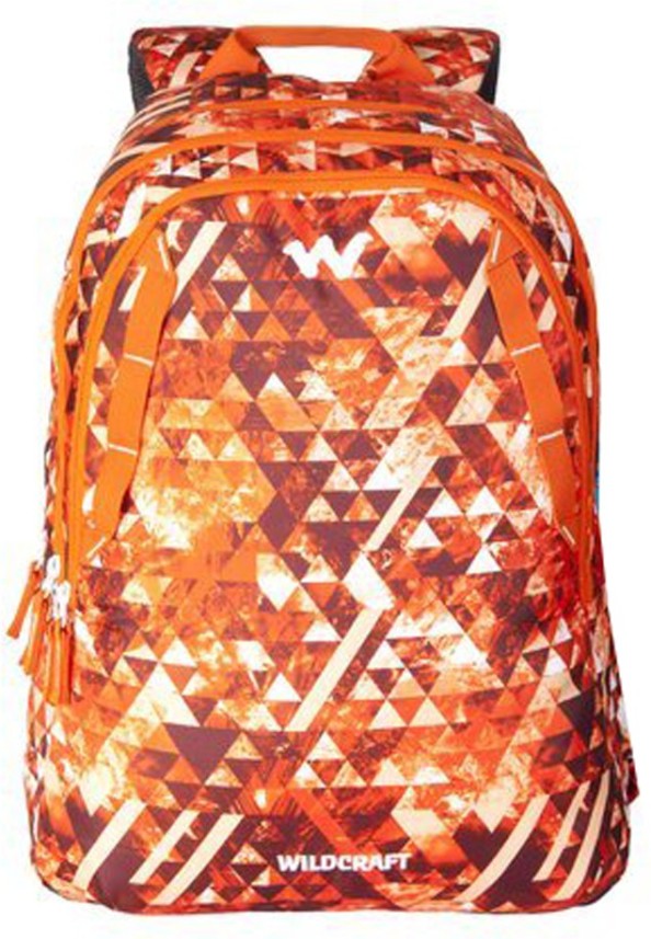 wildcraft backpack camo 4 orange