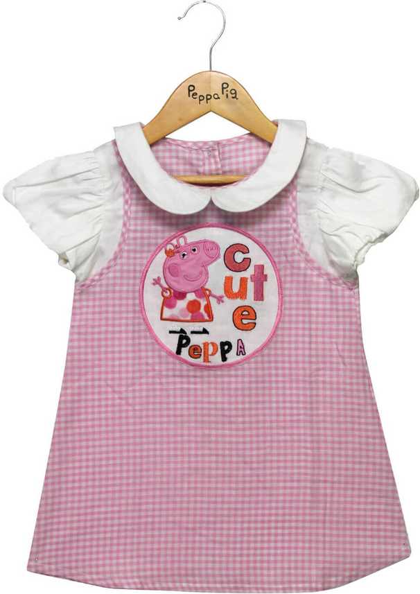 Peppa Pig Girls Midi Knee Length Casual Dress Price In India Buy