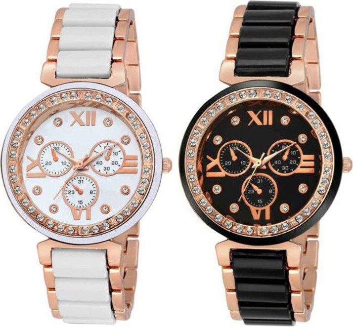 girl watches rose gold