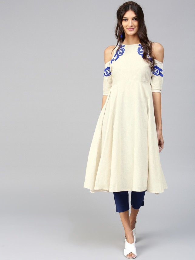 cold shoulder kurti flipkart