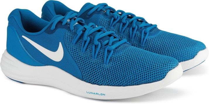 nike lunar apparent blue running shoes 