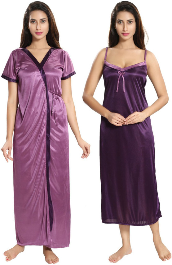 Satin nighty in flipkart clearance