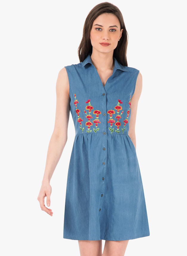 Faballey Denim Dress Discount, 50% OFF 