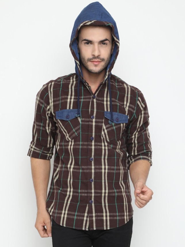 Hooded shirt