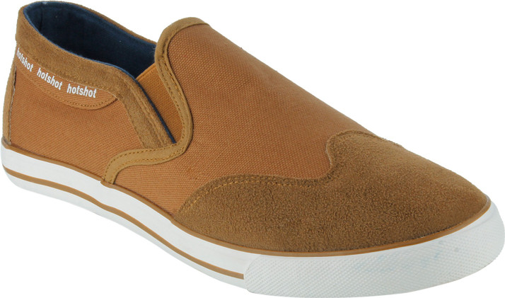 tan leather slip on sneakers