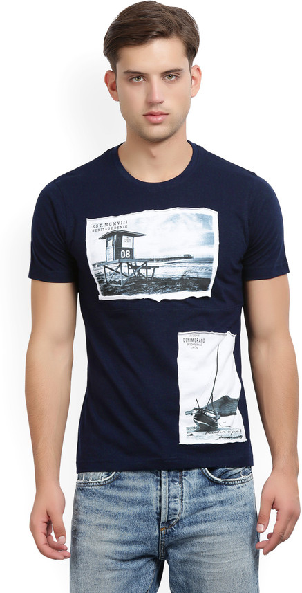 LEE COOPER Graphic Print Men Round or 