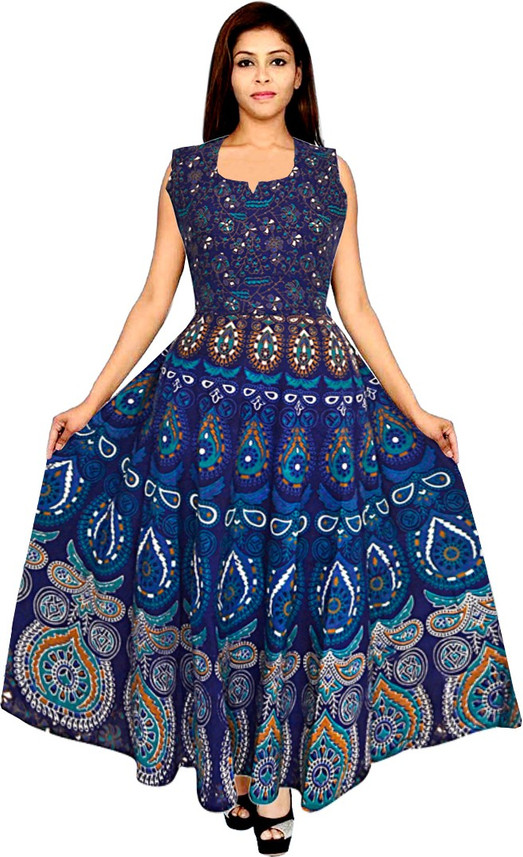 jwf women's maxi blue dress