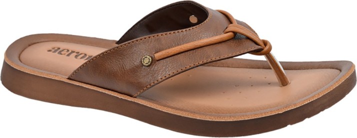 Aerowalk Men Brown Sandals - Buy 