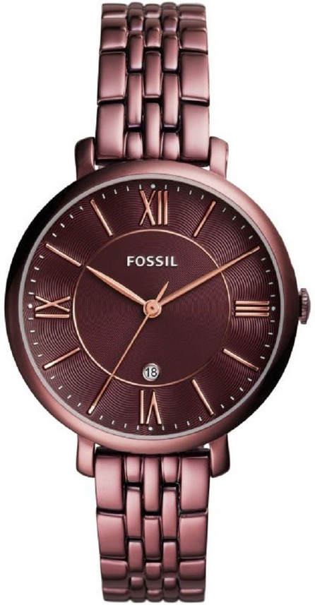 fossil burgundy watch
