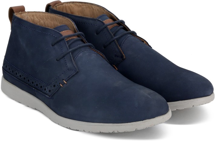 hush puppies blue casual shoes