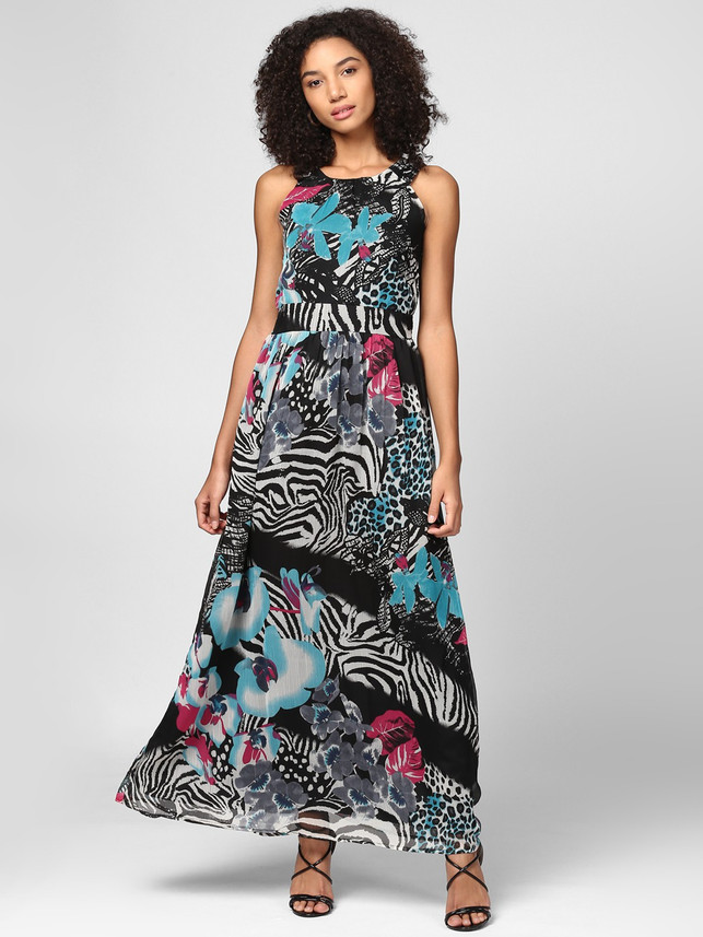 harpa women's maxi black dress
