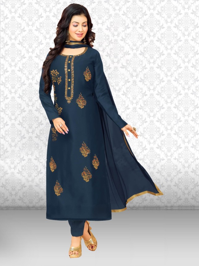 salwar suits flipkart