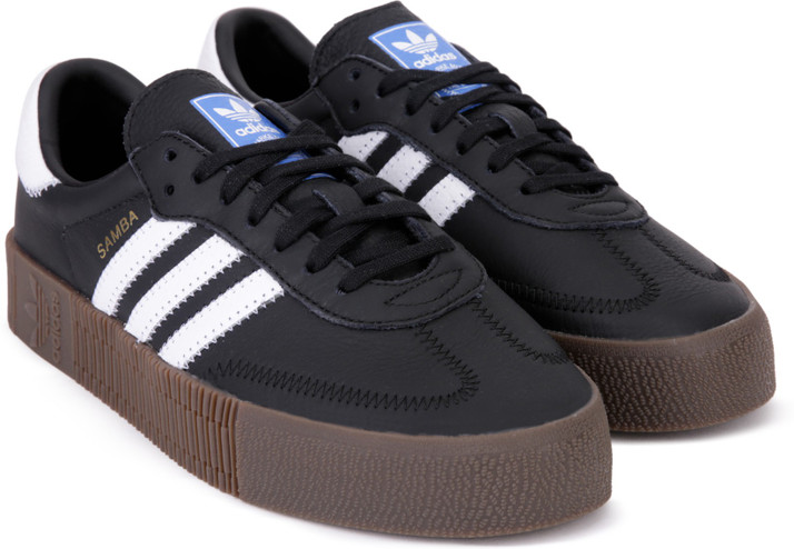 adidas originals sambarose black trainers